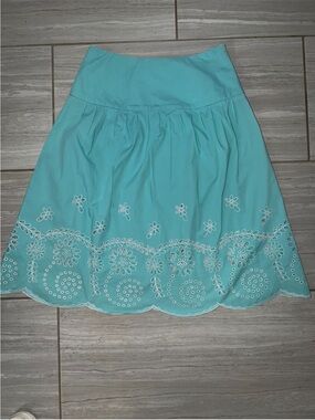 Harold's Aqua Pleated Women’s Skirt